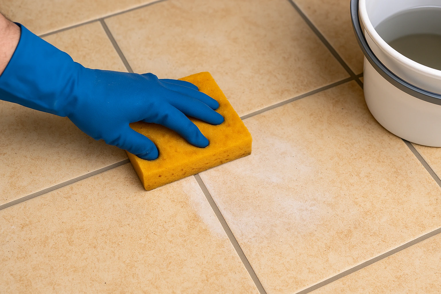 enlever surplus joint carrelage sec