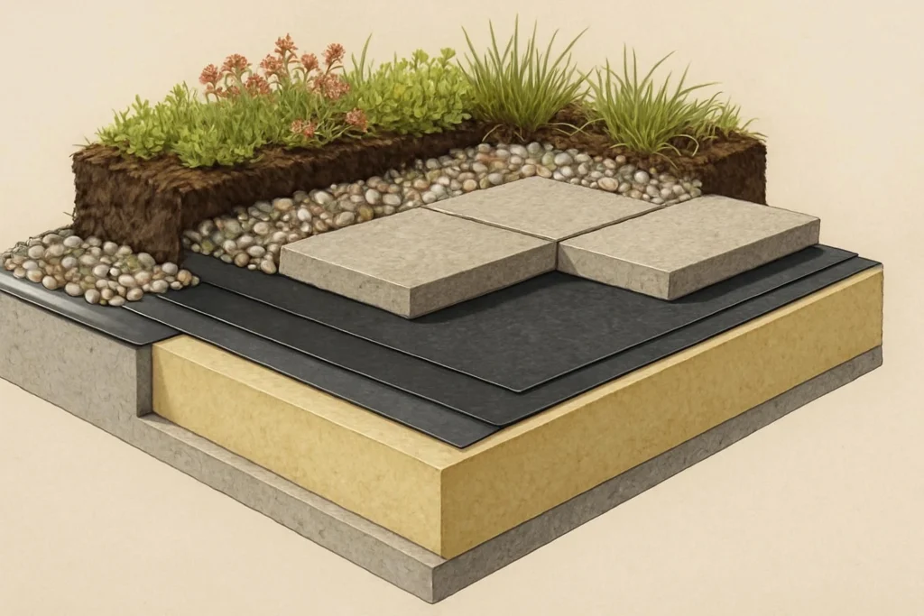 Découvrez notre guide complet sur la toiture terrasse : principes, avantages, inconvénients, conseils d'installation et d'entretien pour réussir votre projet de toit plat.