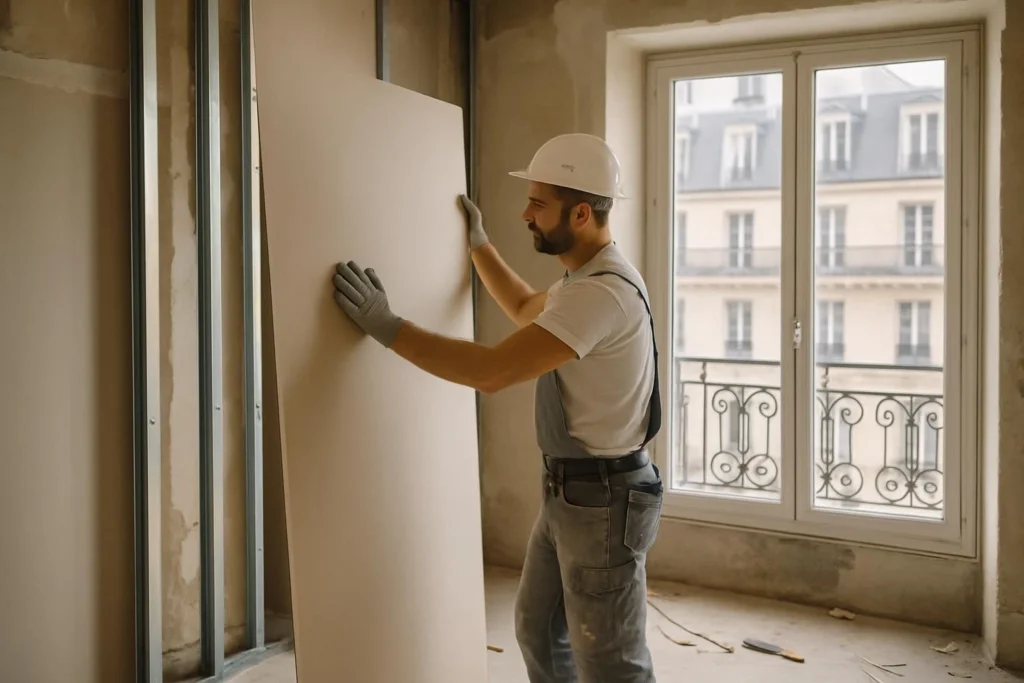 Découvrez les différentes épaisseurs standards de placoplâtre pour vos travaux de construction ou de rénovation, adaptées à chaque besoin et usage.