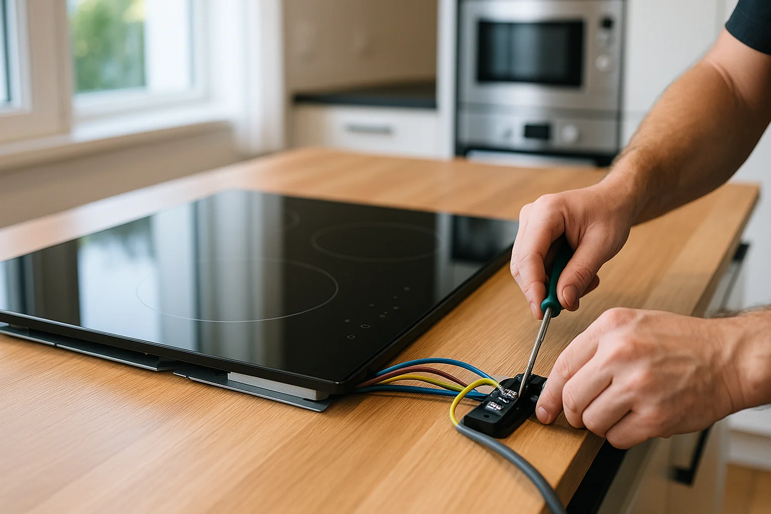 Brancher une plaque induction