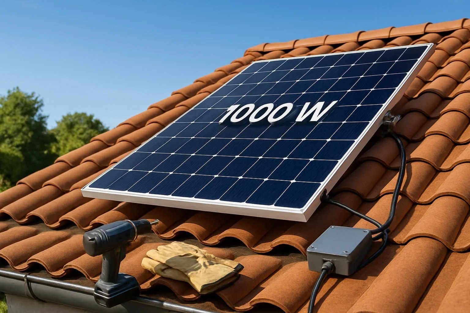 Guide pratique pour l'installation de votre panneau solaire 1000W. Conseils, étapes et astuces pour optimiser votre énergie solaire efficacement.