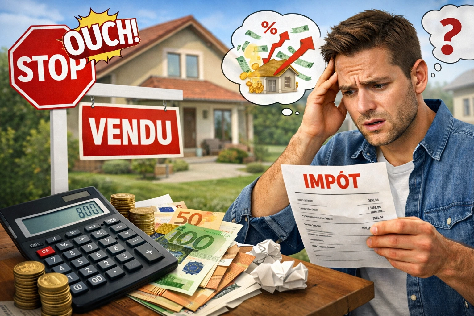 Plus-value immobilière en france