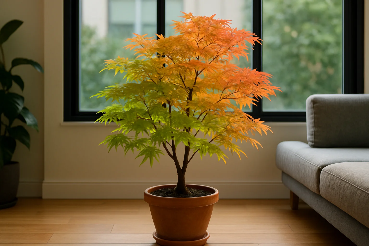 bonsaï érable du japon en intérieur