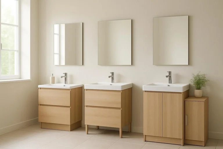 hauteur idéale pour votre meuble de salle de bain