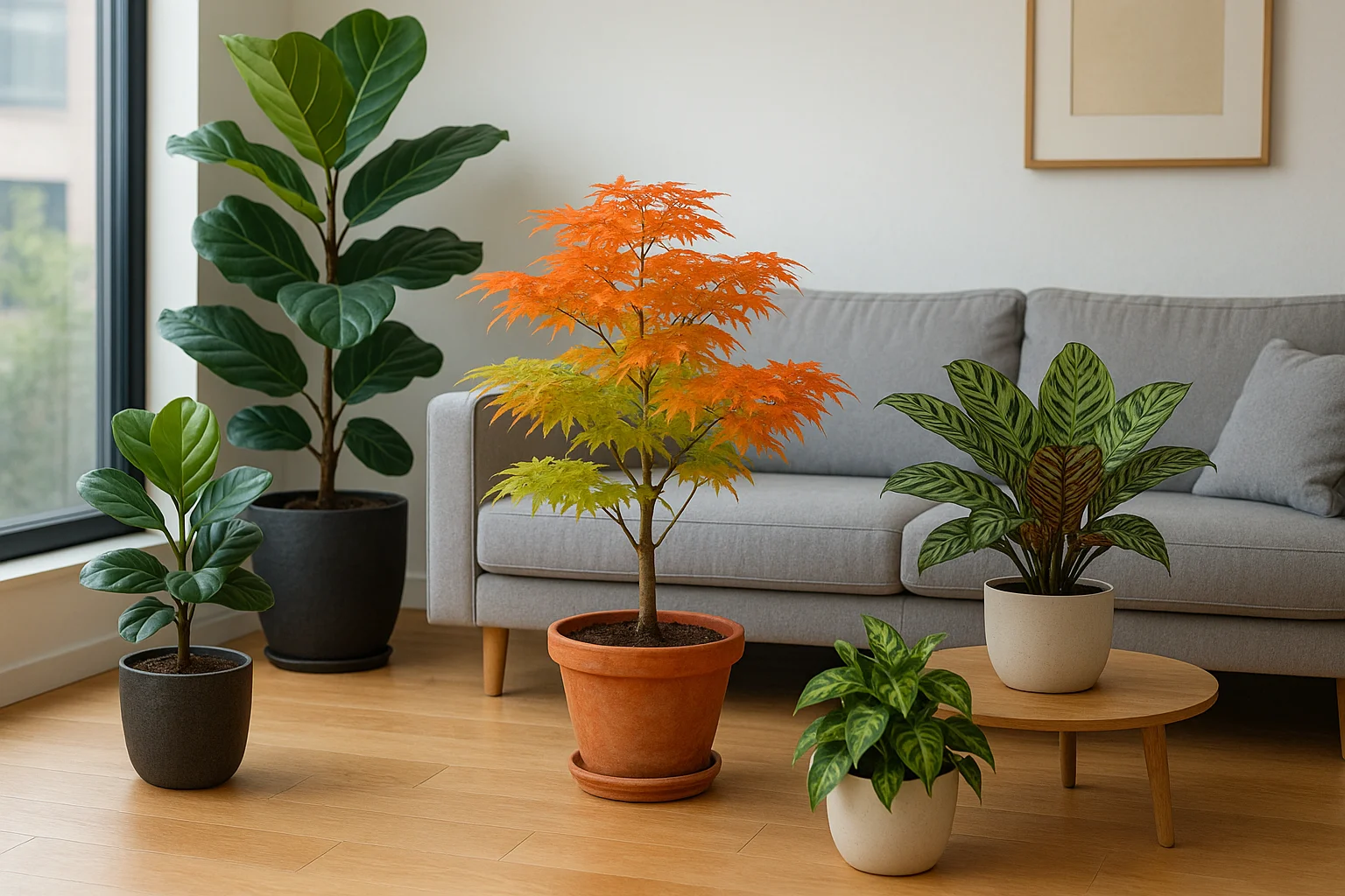 plantes décoratives en intérieur