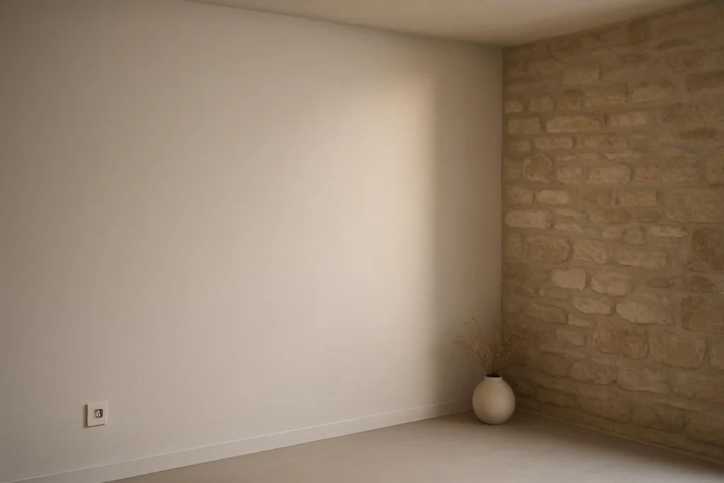 Finitions professionnelles pour un placo collé sur mur ancien esthétique et durable