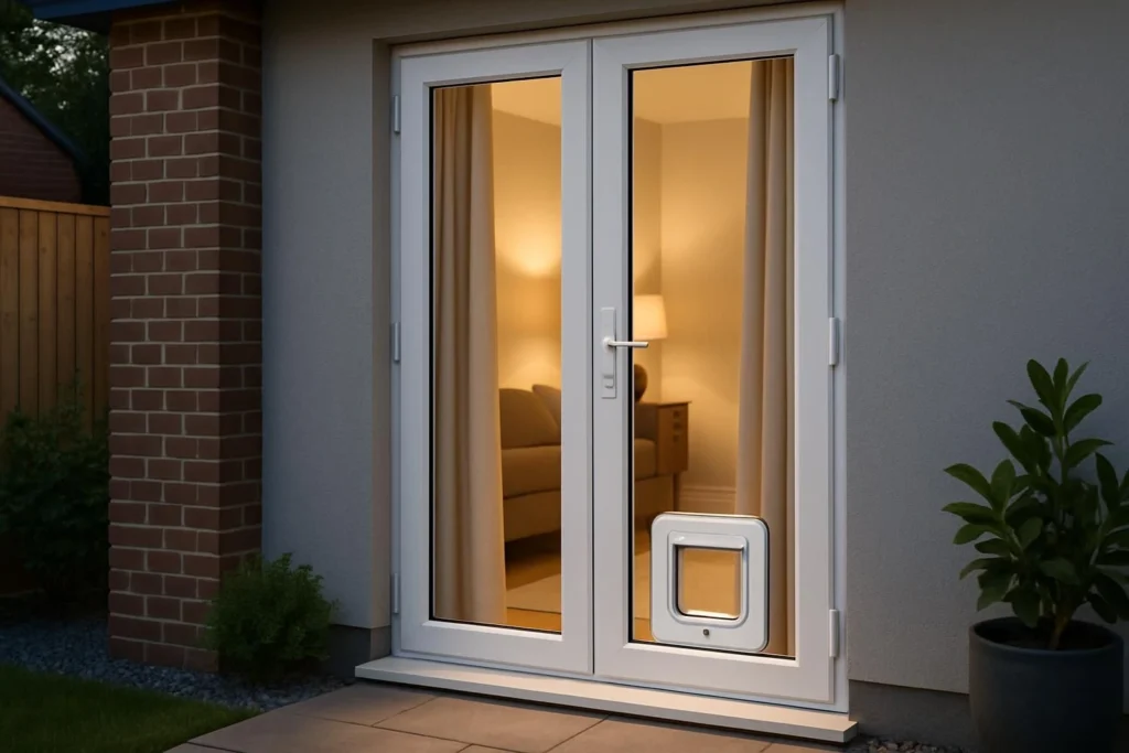 chatière baie vitrée coulissante