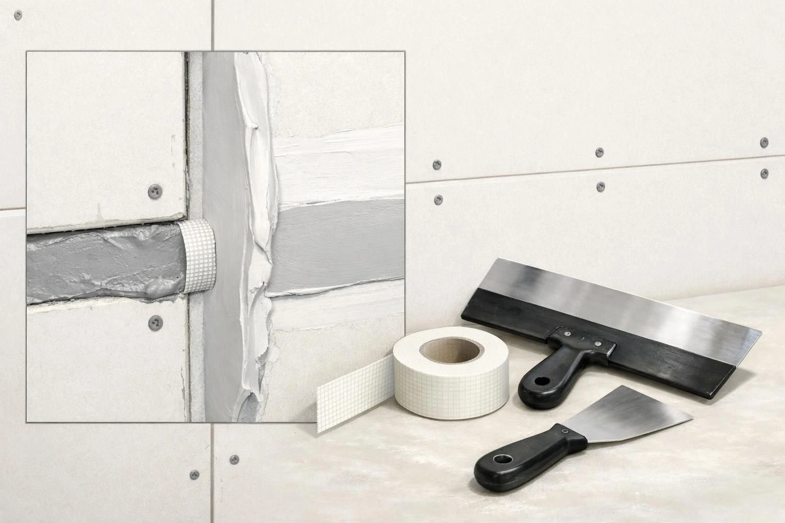 réaliser un joint placo sans bord aminci