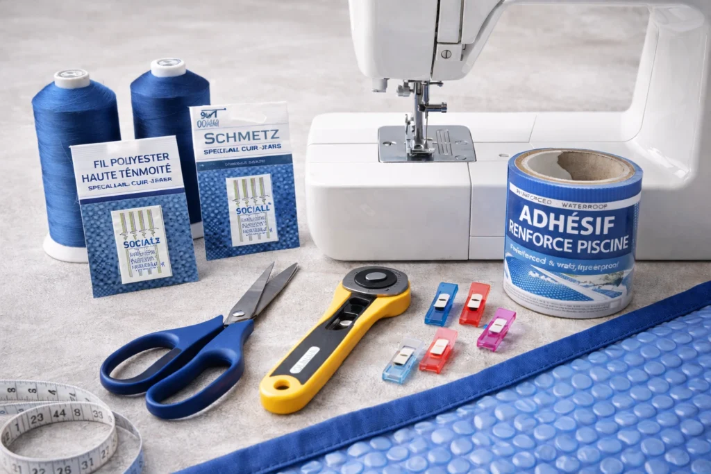 kit de démarrage pour coudre une bâche à bulle