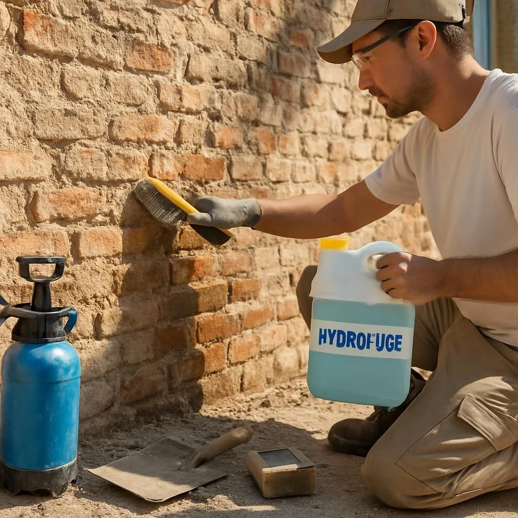 Préparation et traitement du mur ancien avant application du placo