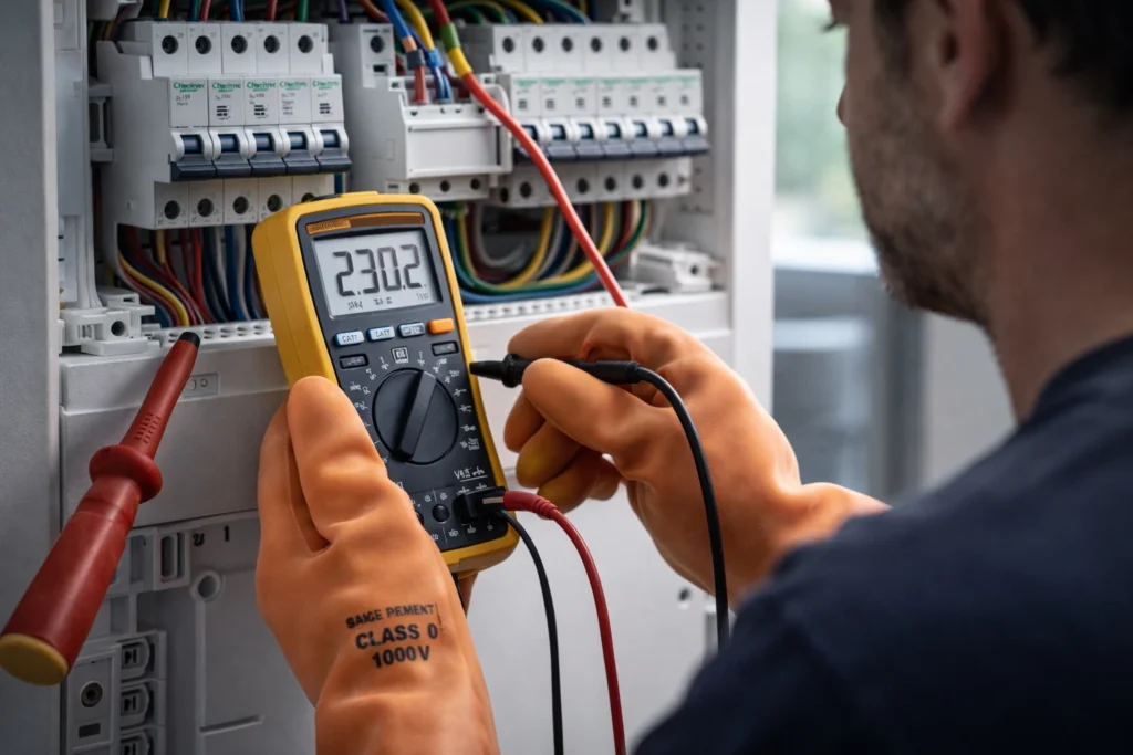 branchement contacteur triphasé