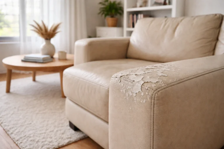réparer canapé simili cuir qui s'effrite