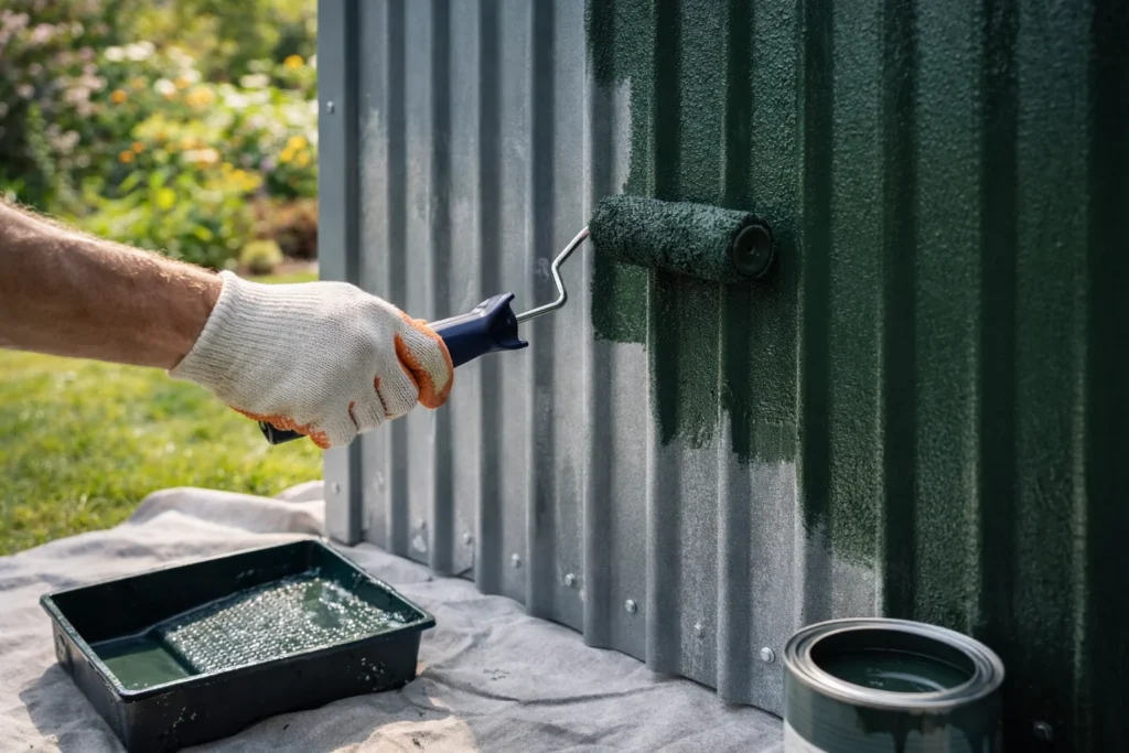 couleur pour abri de jardin