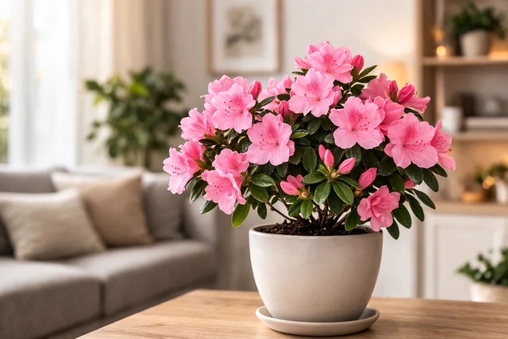 durée de vie azalée d'intérieur