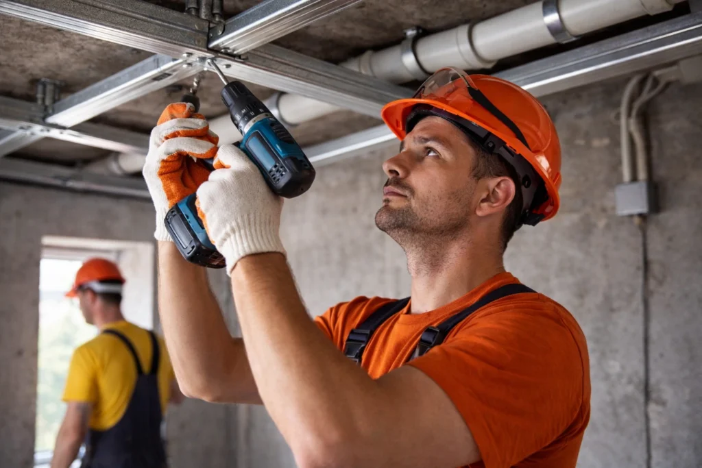 rail placoplâtre plafond