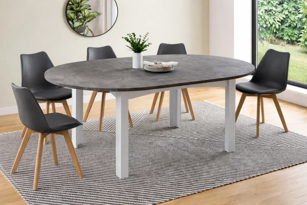 table ronde extensible